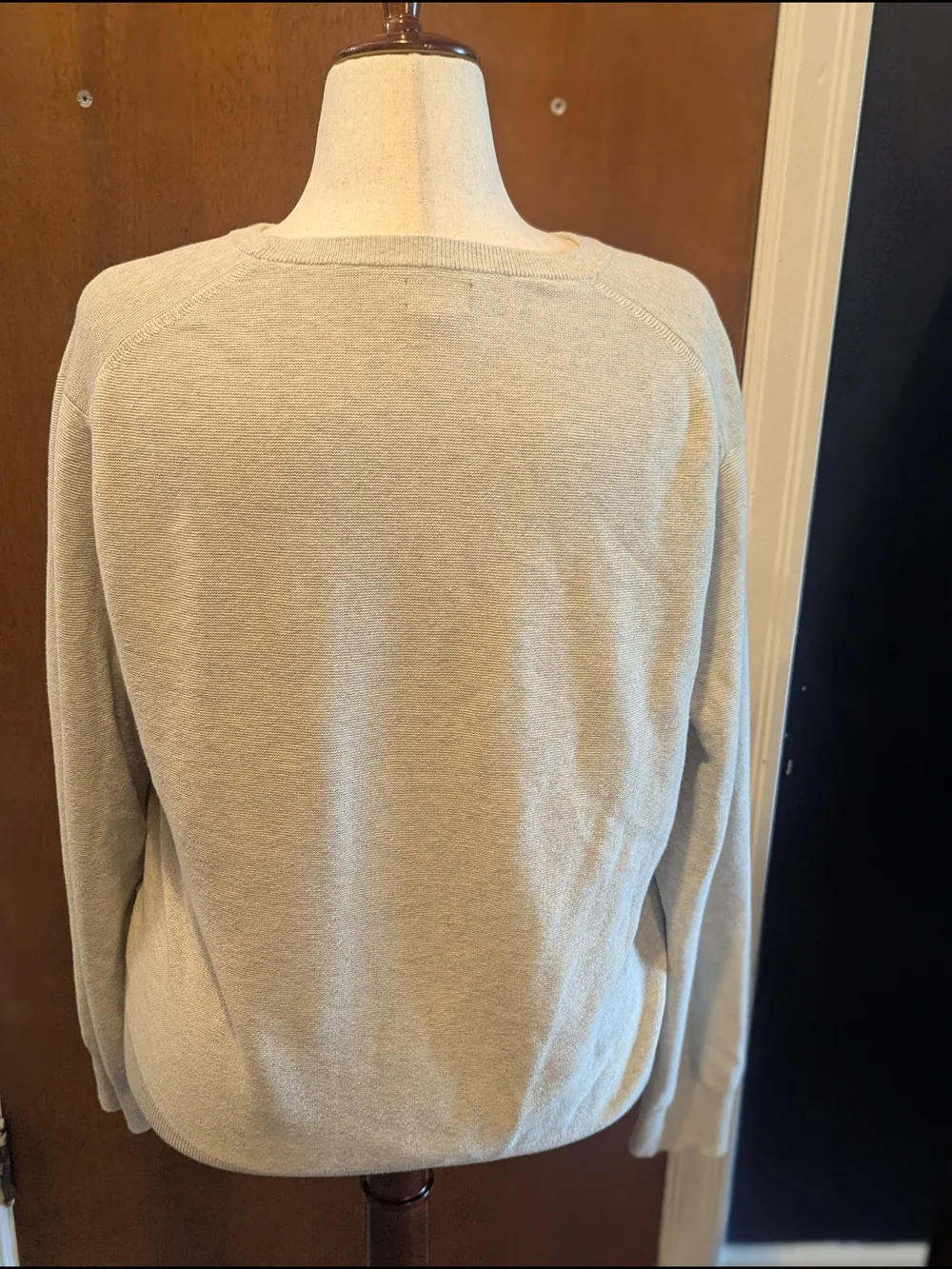 J. Crew Light Beige Crewneck Sweater